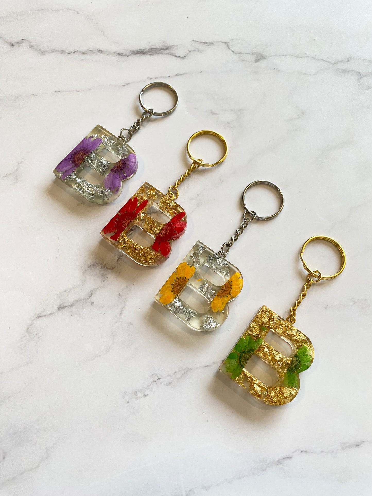 Initial Keychain - B