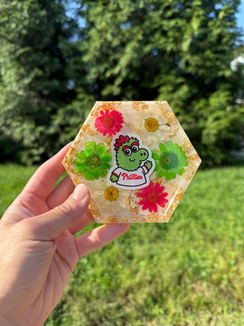Phillies Phanatic Hexagon Coaster