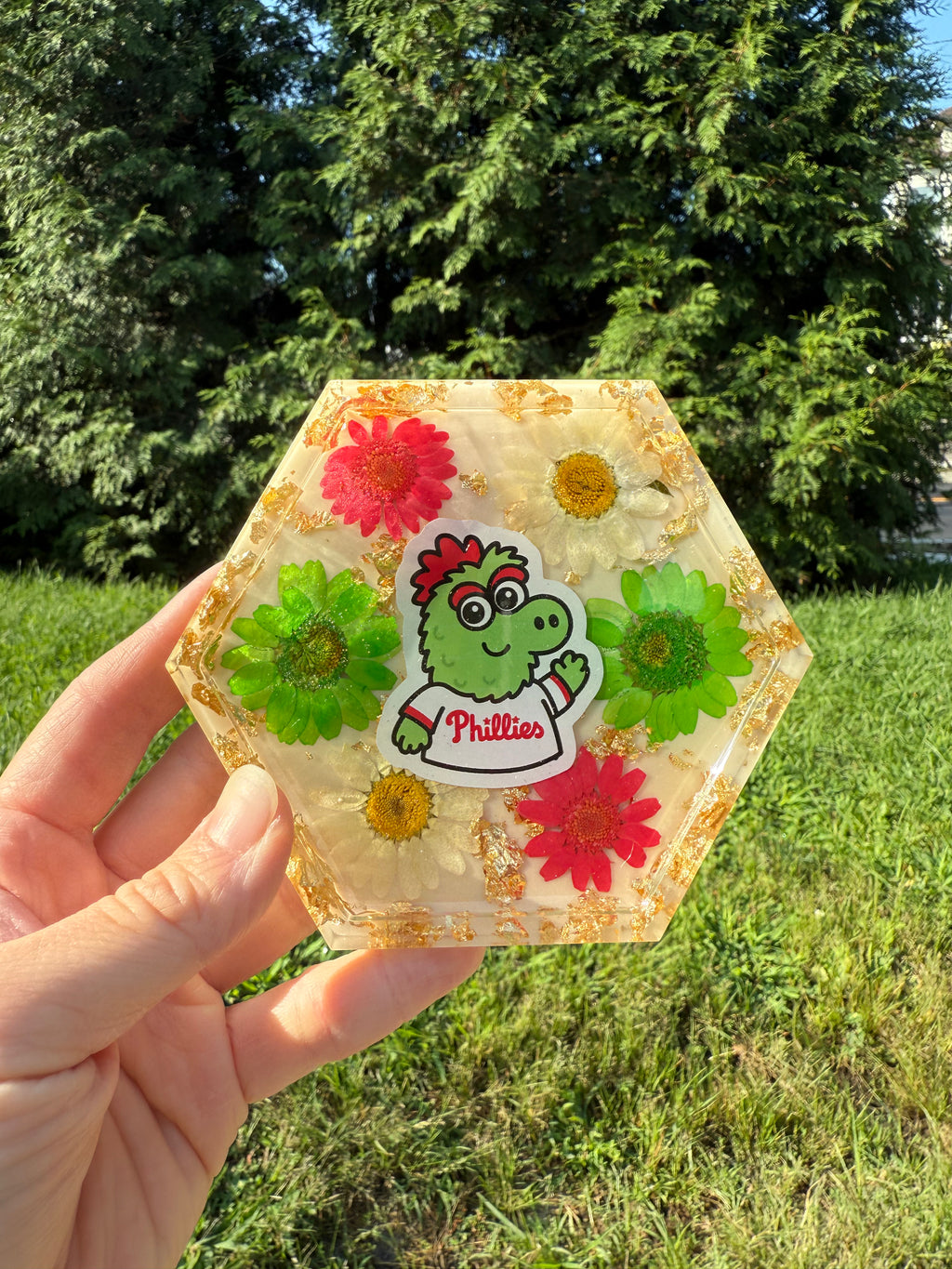 Phillies Phanatic Hexagon Coaster