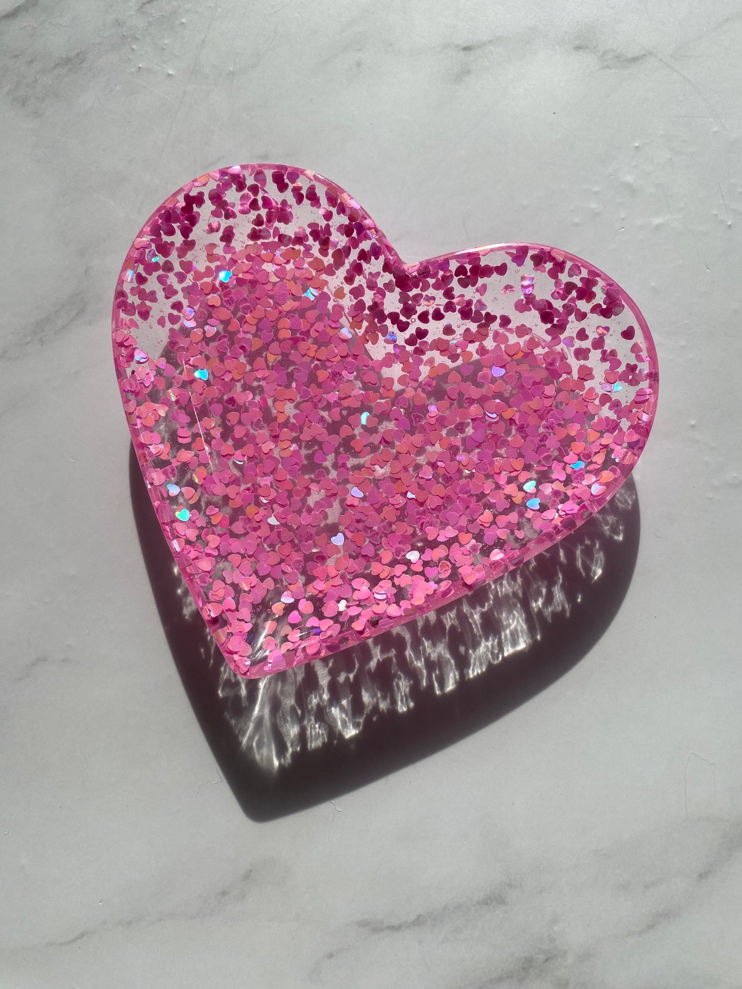 Heart Glitter Tray