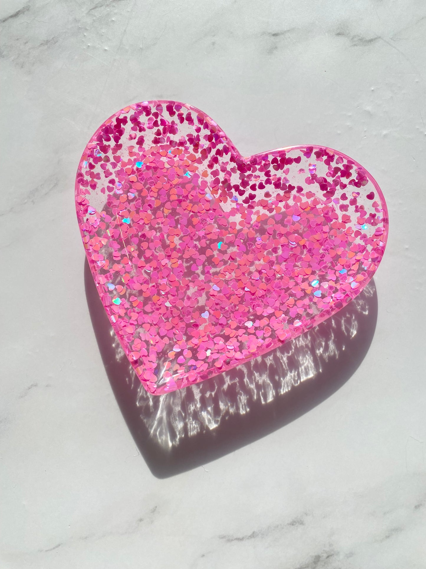 Heart Glitter Tray