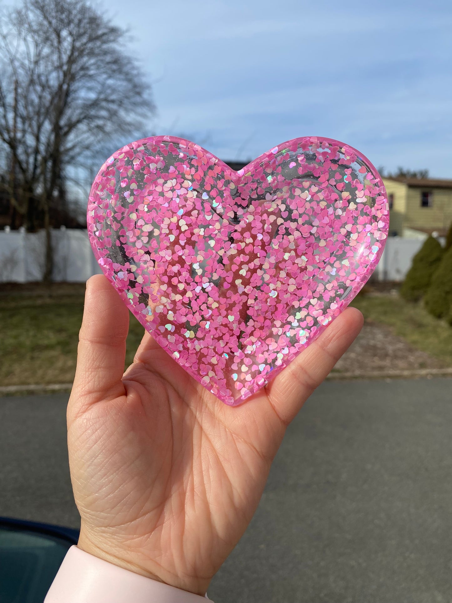 Heart Glitter Tray