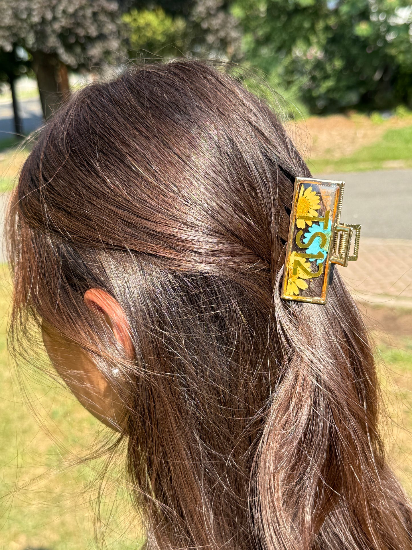 Floral Claw Clip - TS12