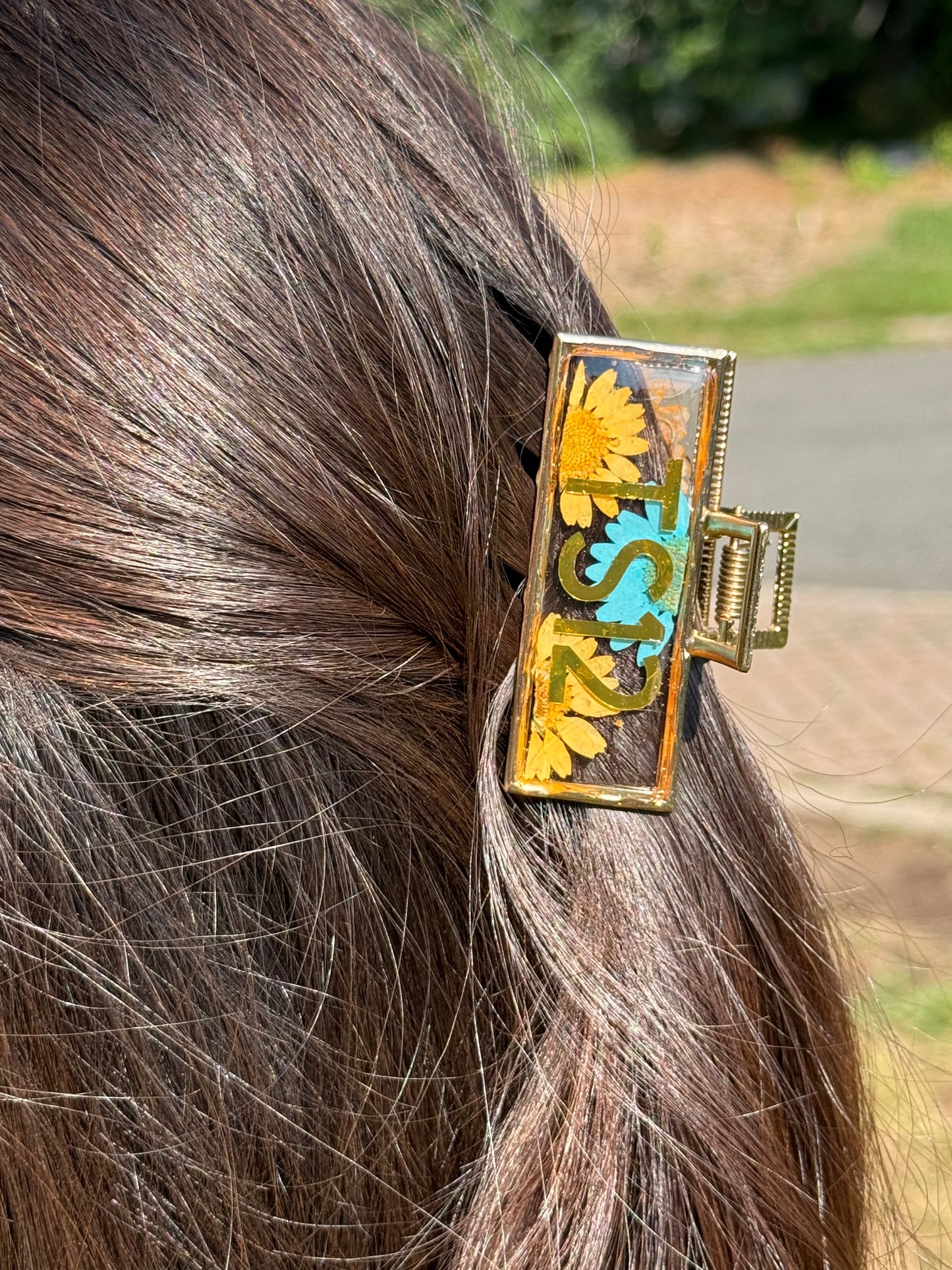 Floral Claw Clip - TS12