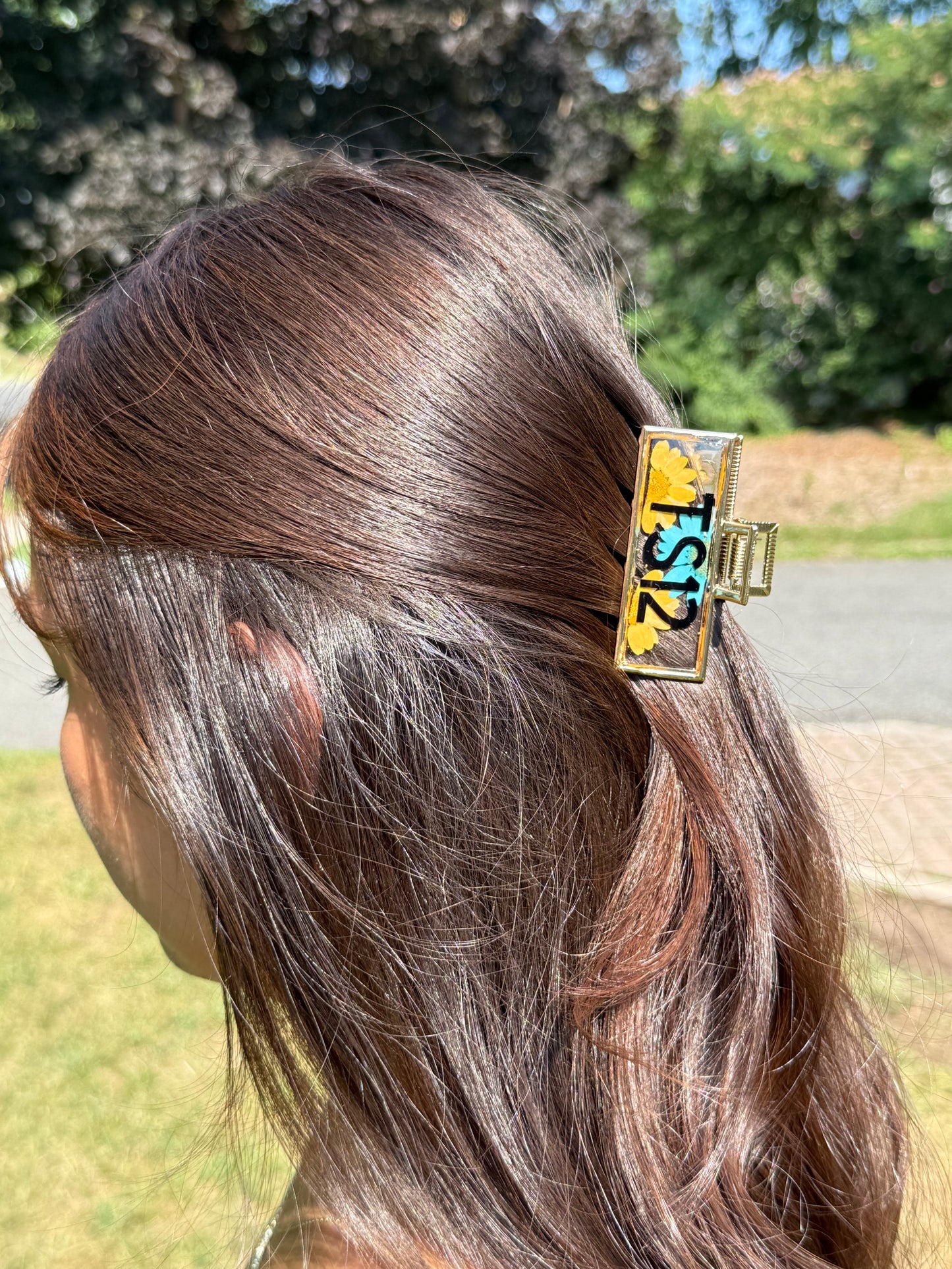 Floral Claw Clip - TS12