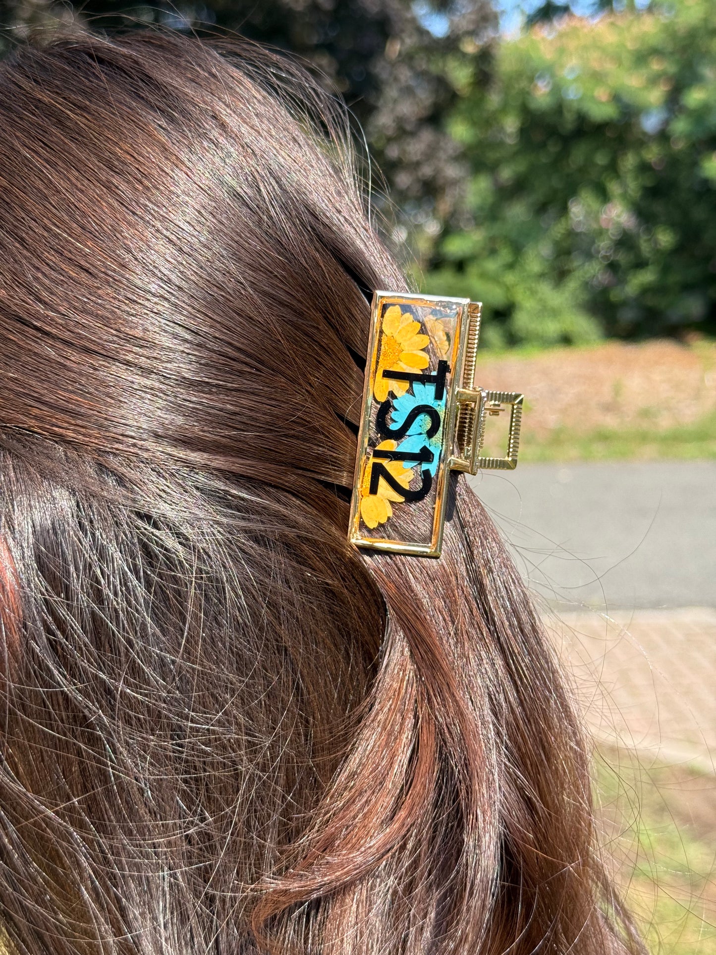 Floral Claw Clip - TS12