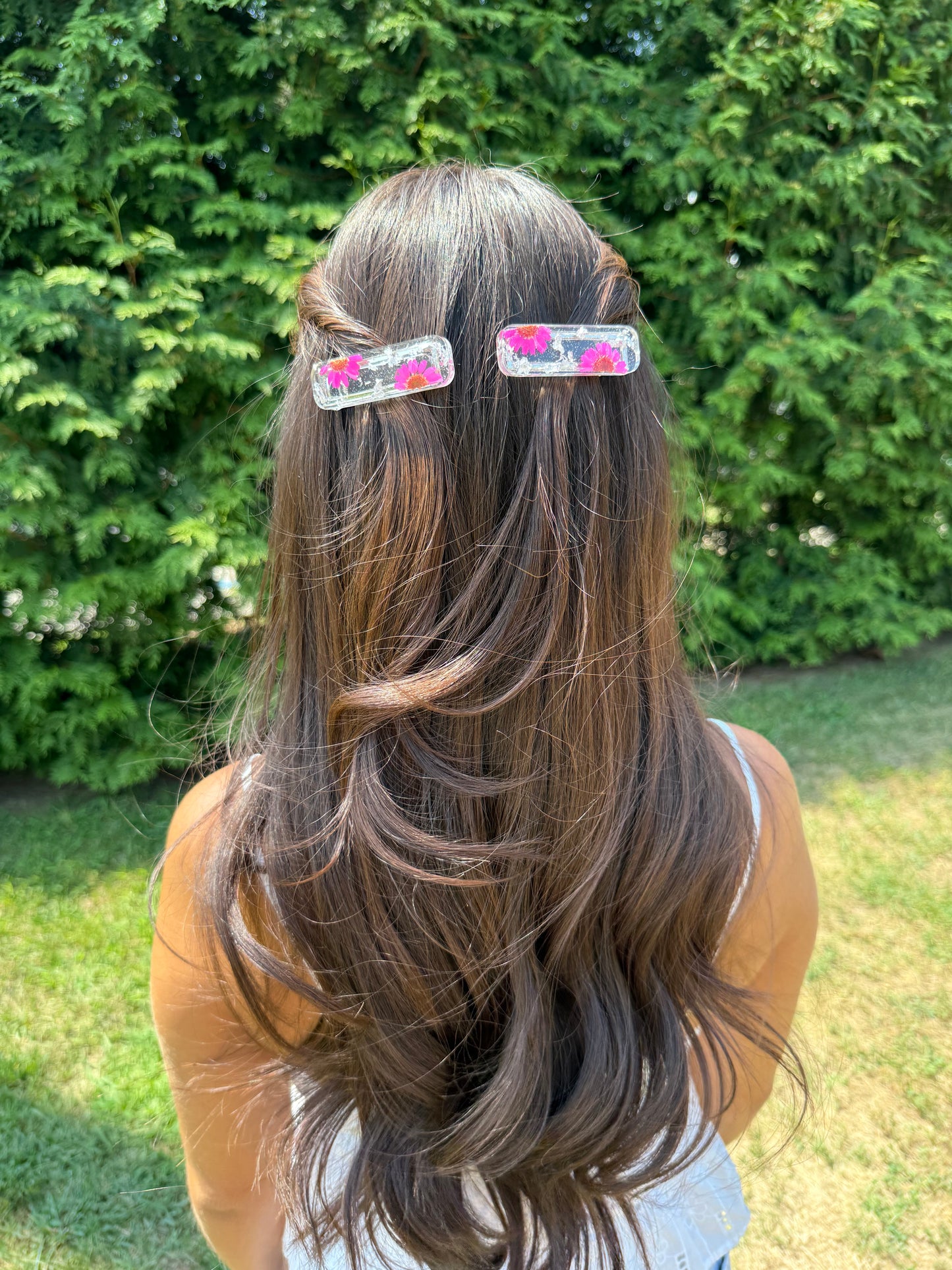 Floral Hair Clips - Set of 2