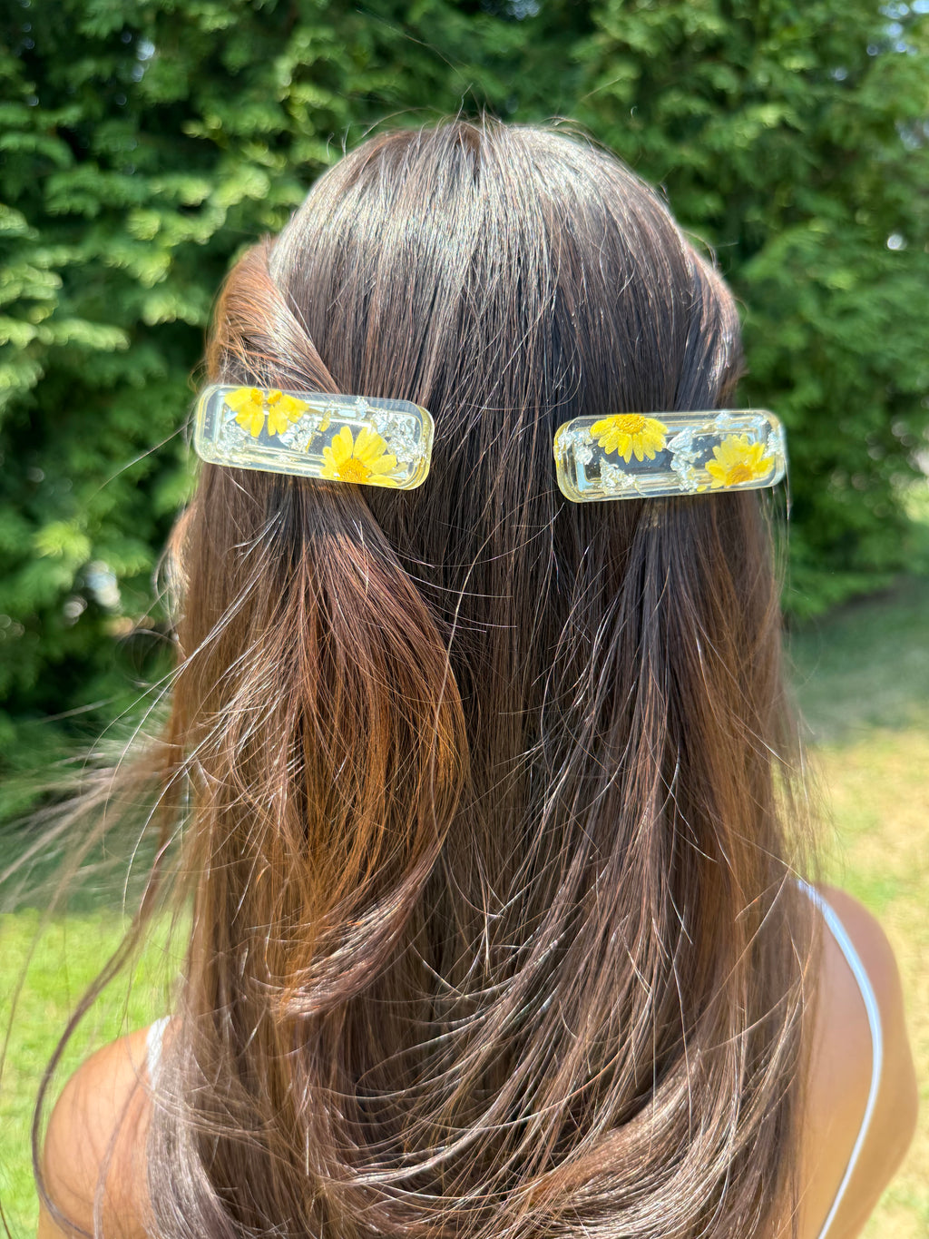 Floral Hair Clips - Set of 2