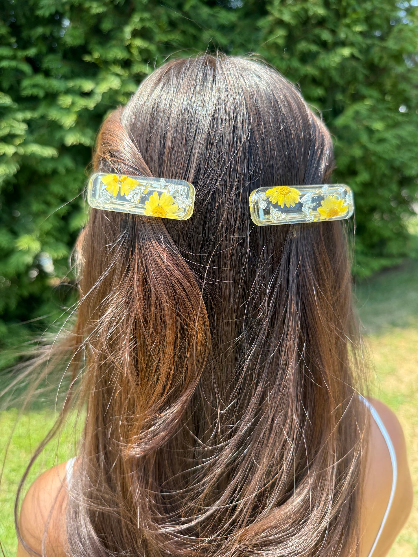 Floral Hair Clips - Set of 2