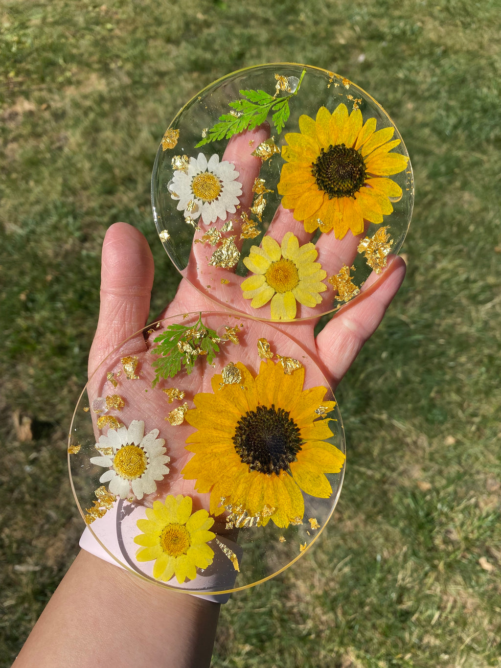 Sunflower Coaster Set