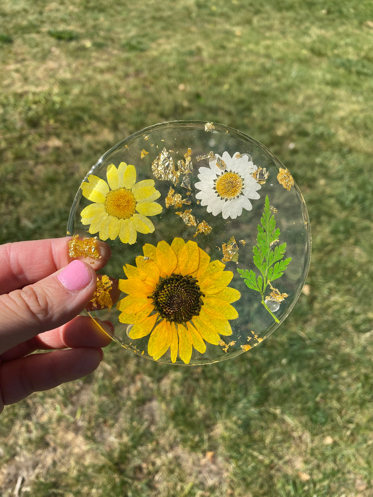 Sunflower Coaster Set