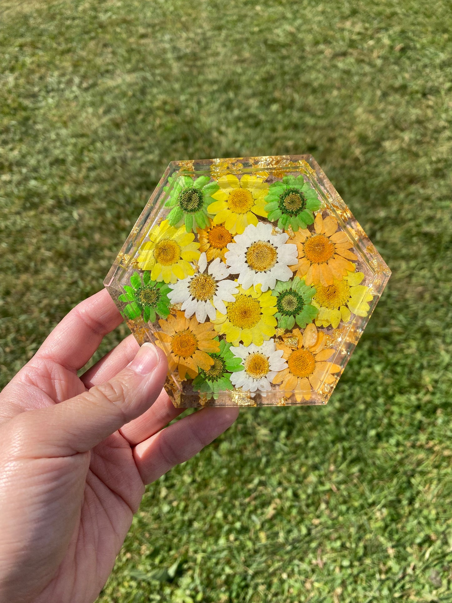 Multi-Color Floral Coaster | Jewelry Tray | Soap Dish