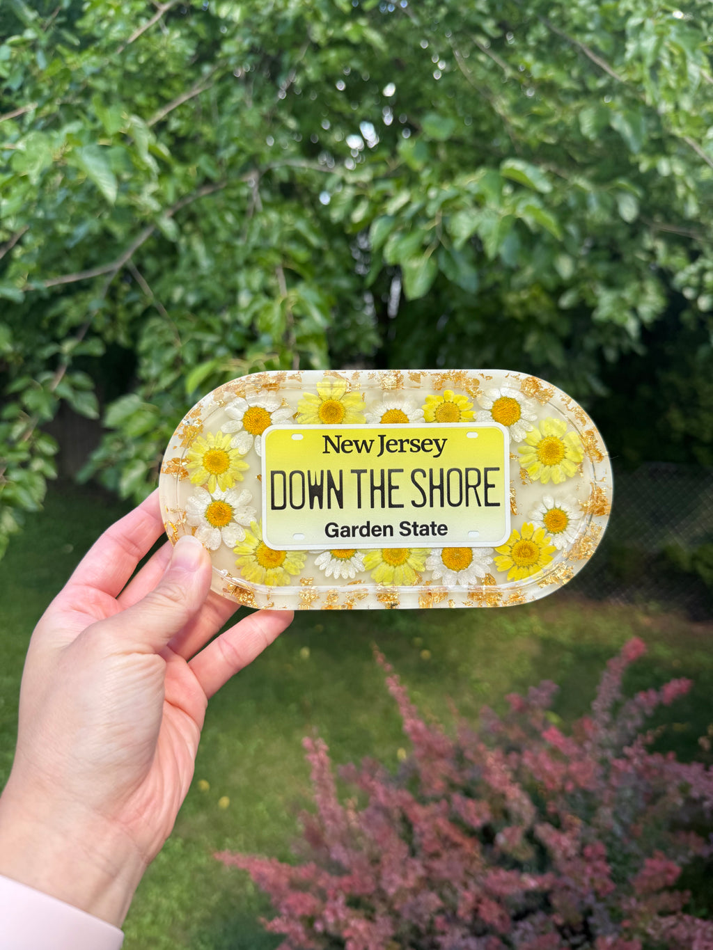 Down The Shore Oval Tray