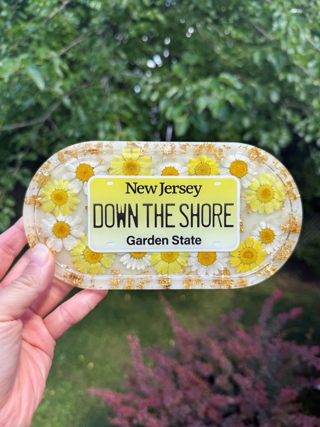 Down The Shore Oval Tray