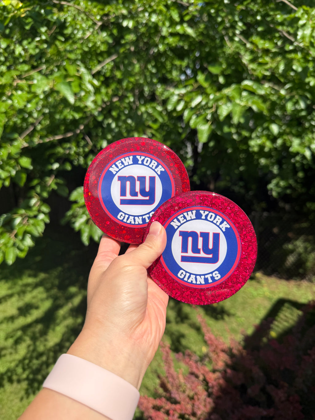 New York Giants - Set of 2 Coasters