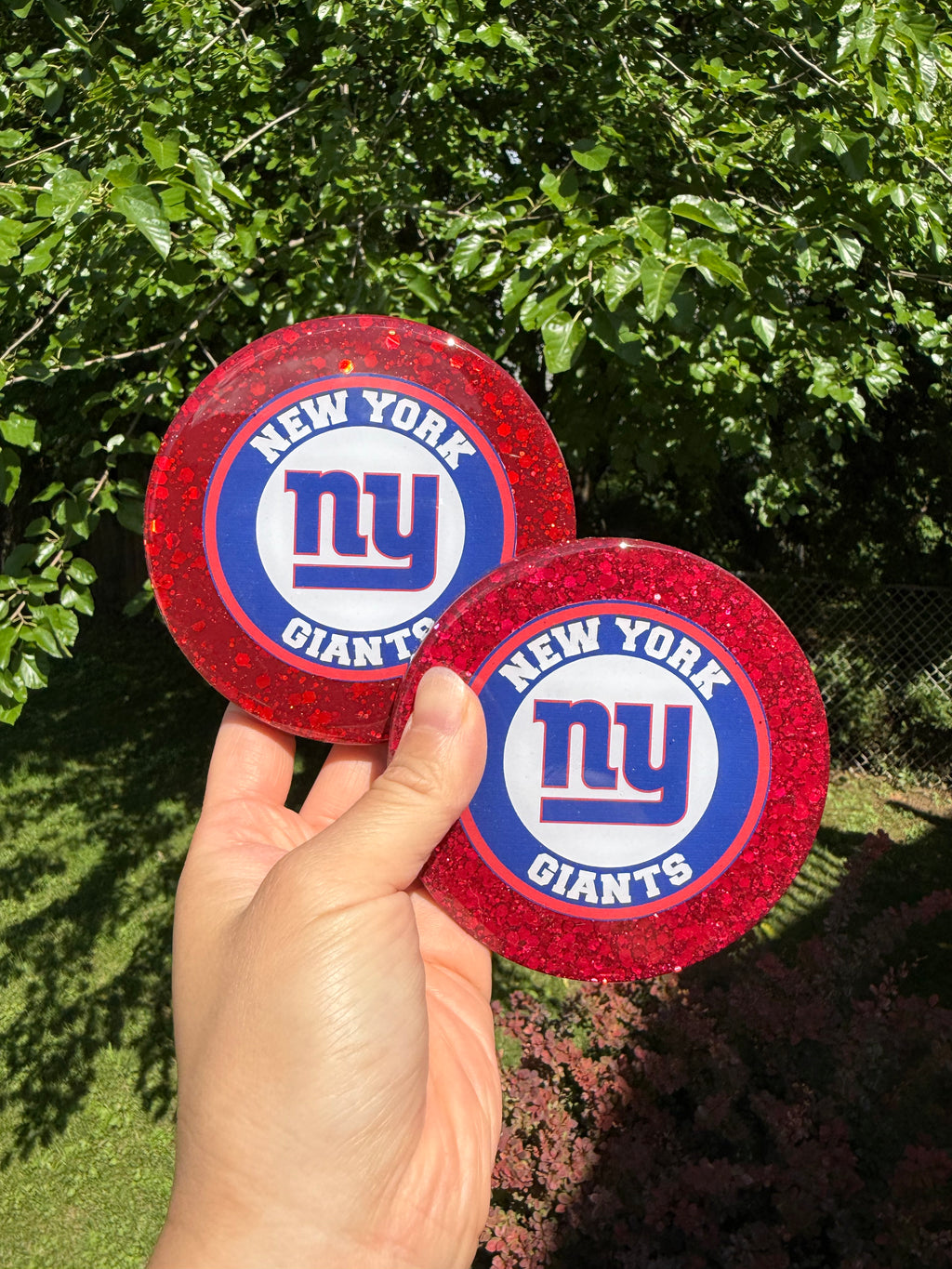 New York Giants - Set of 2 Coasters