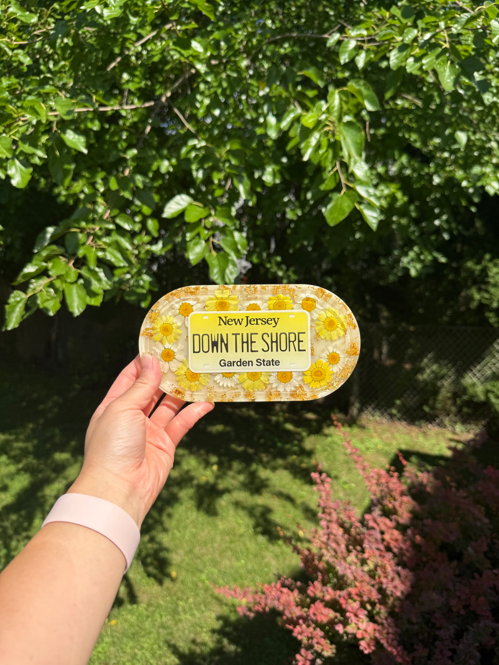 Down The Shore Oval Tray