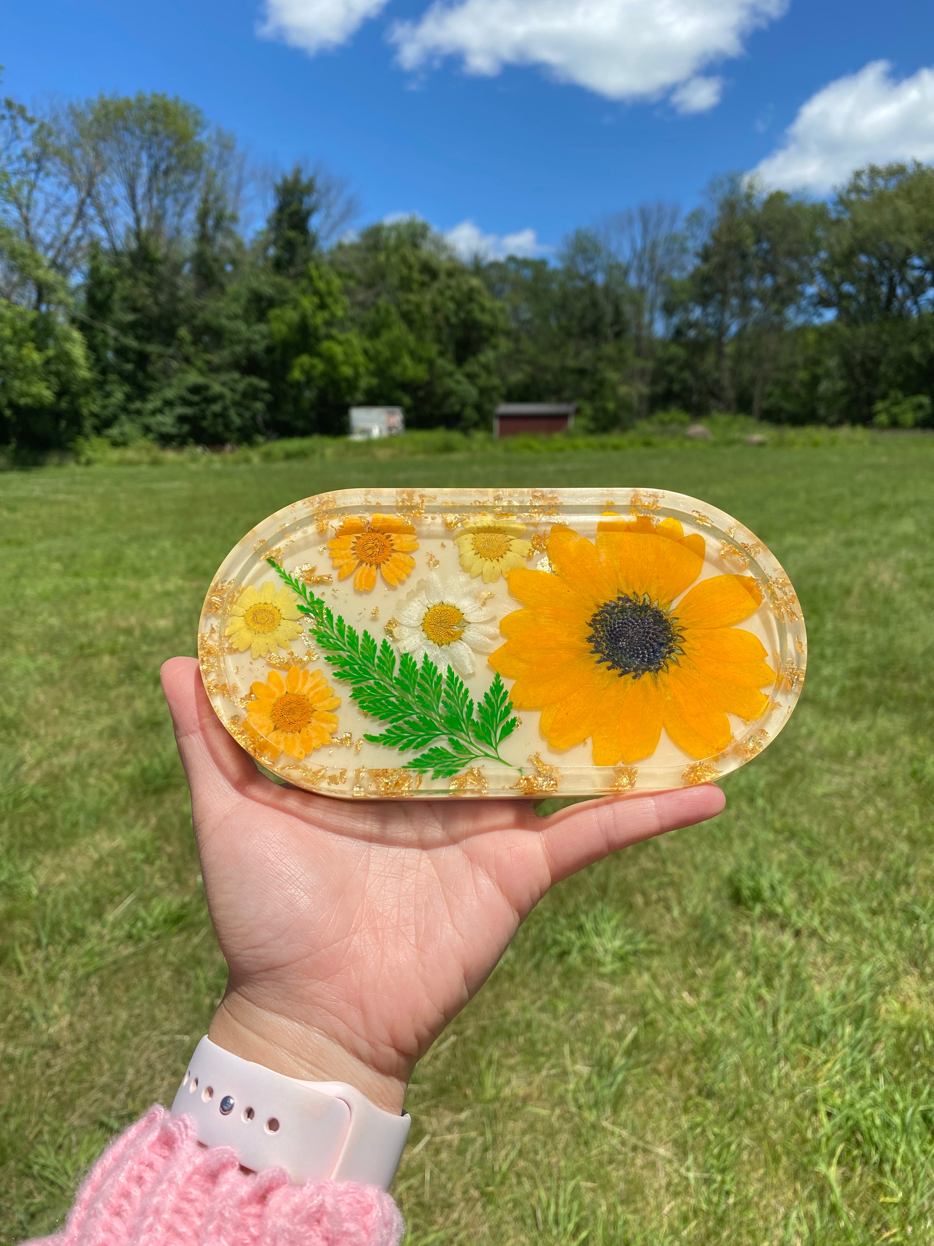 Sunflower Tray